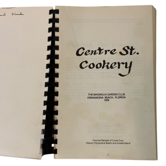 Vintage 1979 Centre St Cookery Spiral-Bound Cookbook By Magnolia Garden Club - Picture 4 of 10